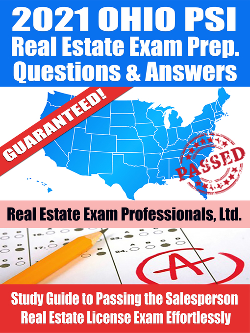 Title details for 2021 Ohio PSI Real Estate Exam Prep Questions & Answers by Real Estate Exam Professionals Ltd. - Available